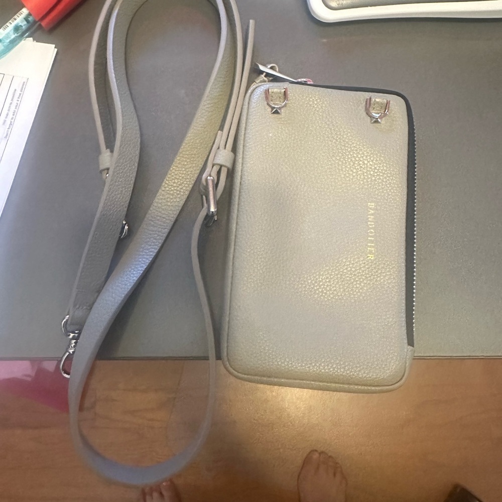 Bandolier Gray Crossbody Bag